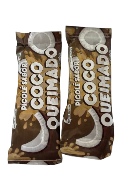 Picolé de Coco Queimado