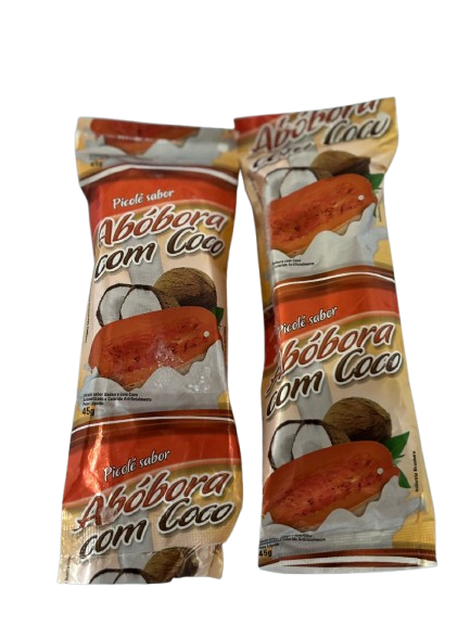 Picolé de Coco com Abóbora